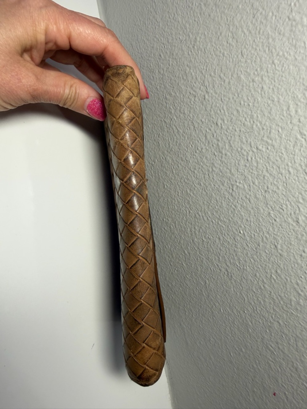Bottega Veneta Woven Leather Snap Wallet in Tan (fair) - Picture 8 of 13